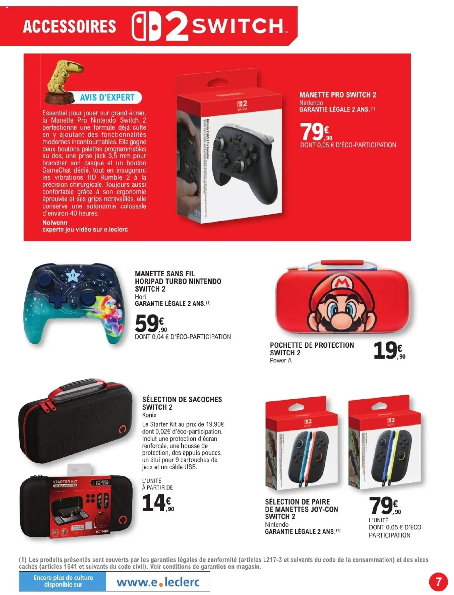 {H1} | Page: 7 | Produits: Jeu vidéo, Nintendo Switch, Jeux, Casque