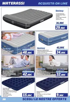 Anteprima del volantino Orizzonte volantino Sport e Mare valido a partire dal 08/05/2026 | Pagina: 20 | Prodotti: Materasso matrimoniale, USB, Materasso