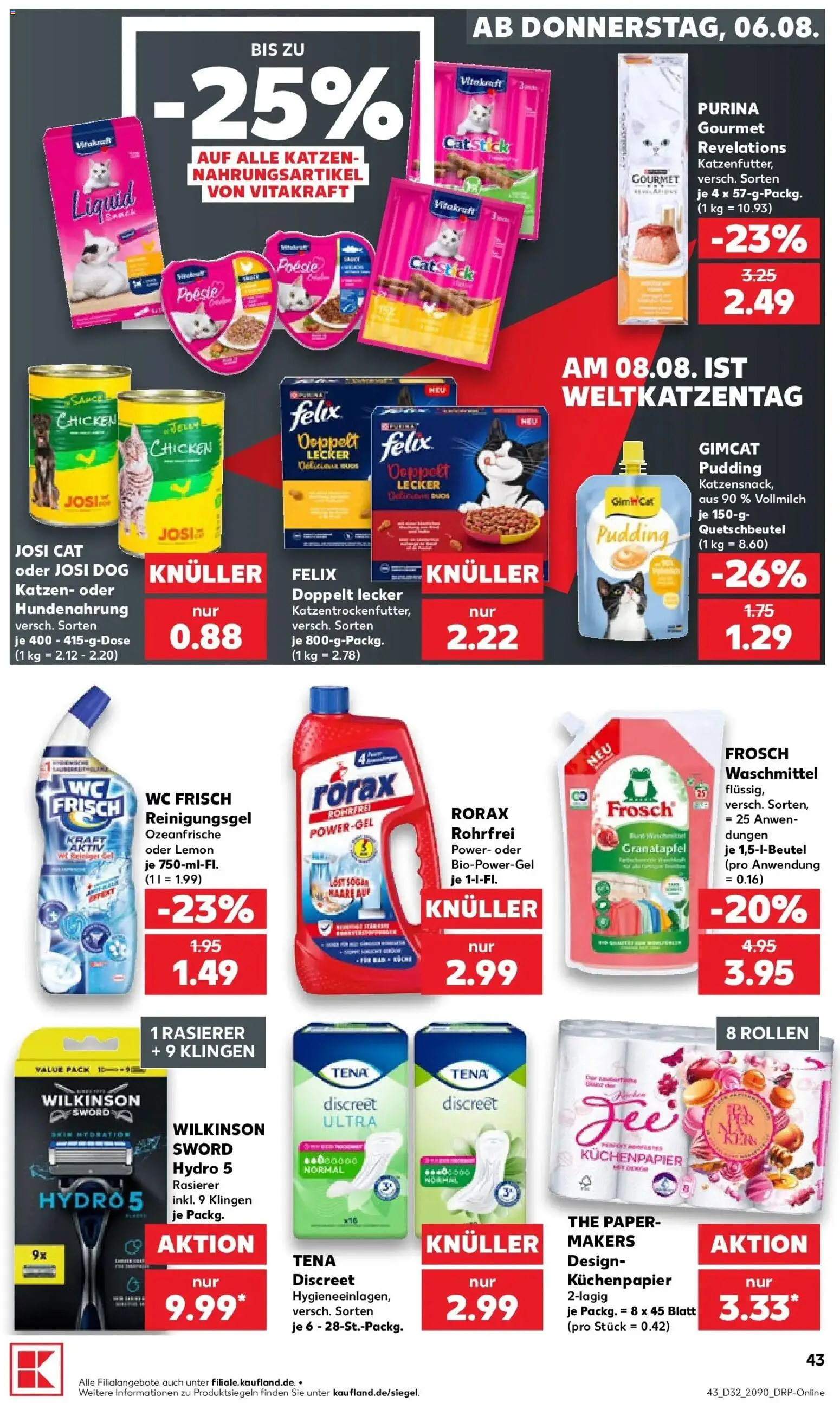 Kaufland Prospekt Borna – gültig ab 03.08.2026 | Seite: 52 | Produkte: Rasierer, Granatapfel, Waschmittel, Wc frisch