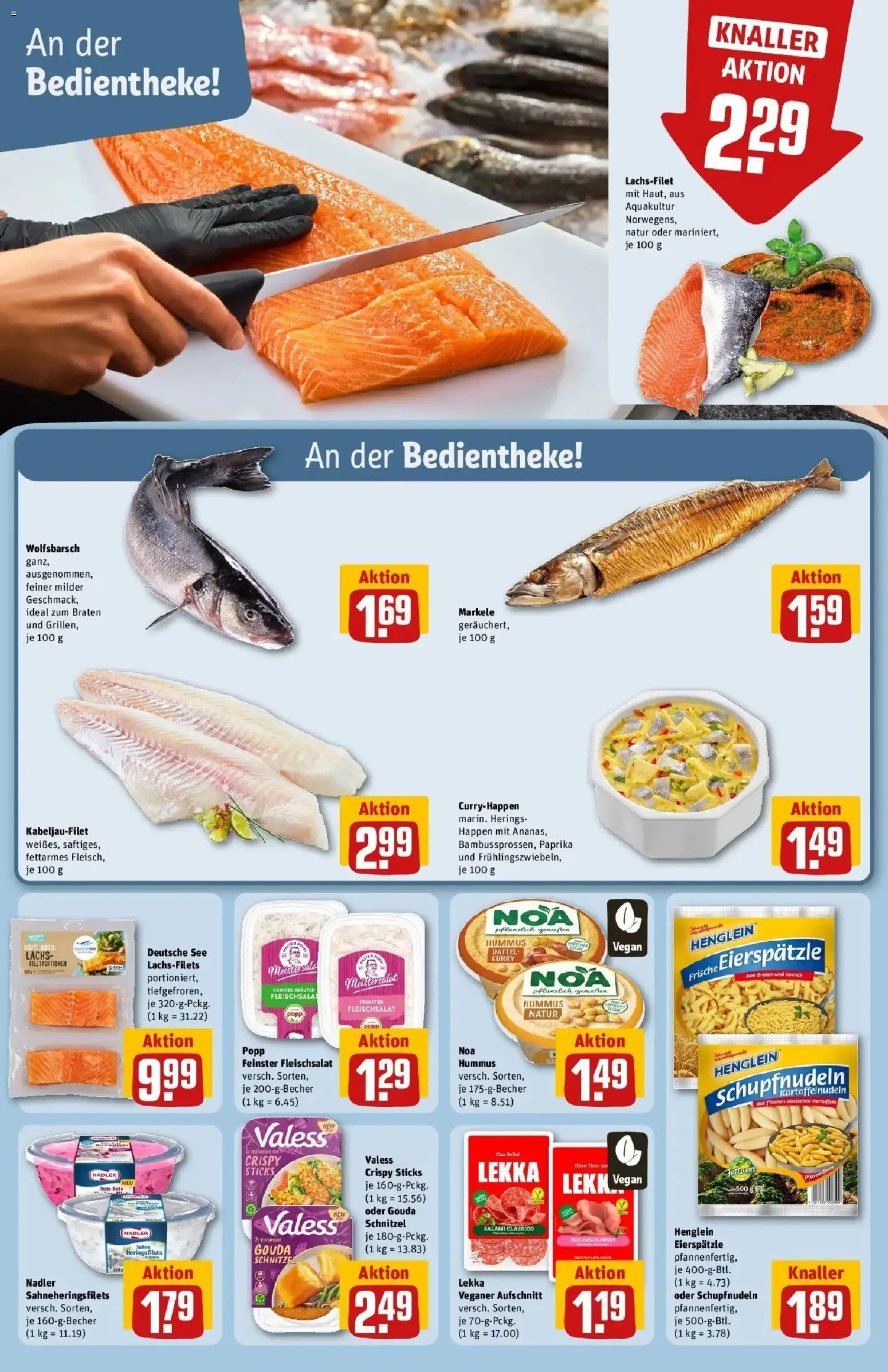 Rewe Prospekt Hamburg/Tonndorf – gültig ab 08.06.2026 | Seite: 16 | Produkte: Gouda, Schnitzel, Kartoffeln, Salami