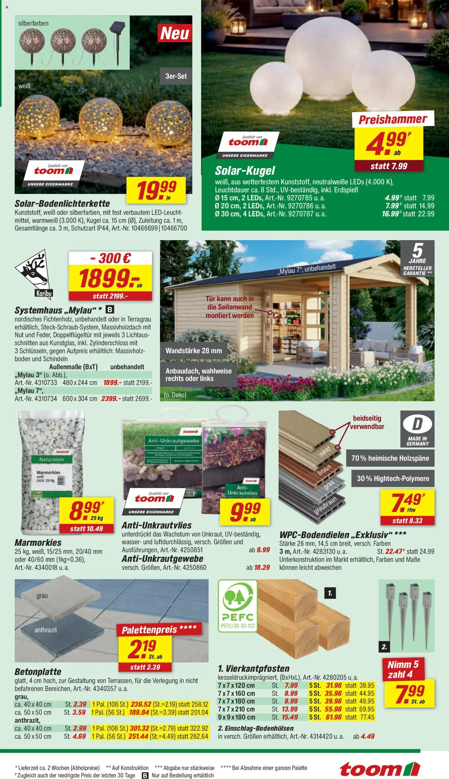 Toom Baumarkt Prospekt – gültig ab 13.06.2026 | Seite: 9 | Produkte: Tür, Wasser