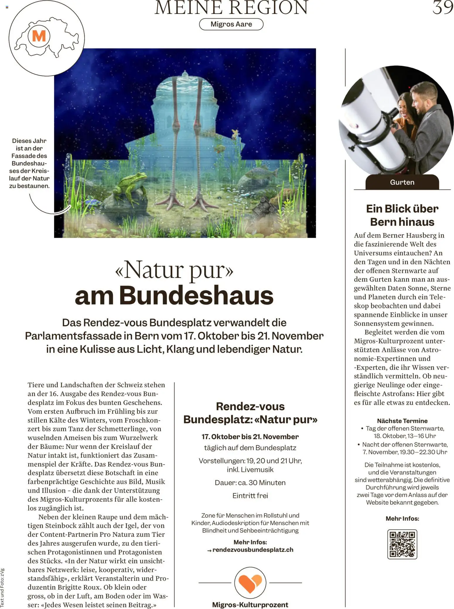 Migros aktionen Magazine – gültig ab 14.10.2026 | Seite: 39