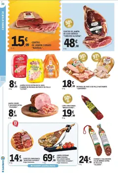Vista previa E.Leclerc - Ciudad Real válido desde el 23/09/2026 | Página: 20 | Productos: Jamón serrano, Lomo, Jamón, Pavo