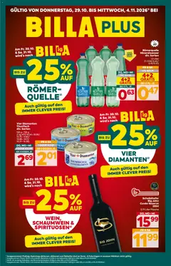 Billa Plus Flugblatt ab 29.10.2026 gültig