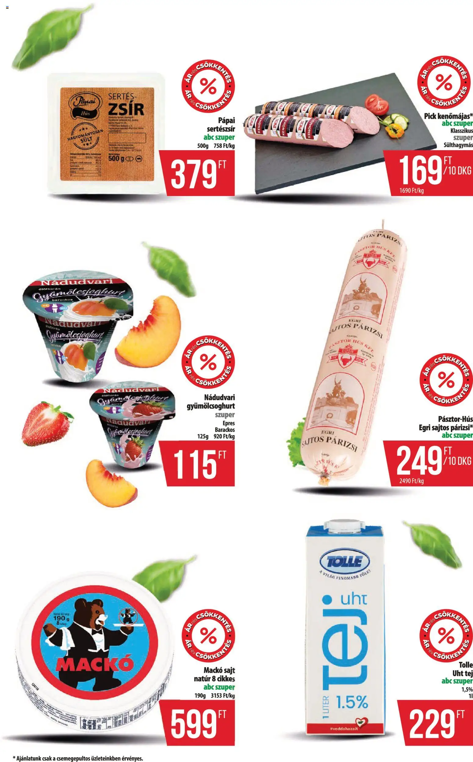 COOP akciós ujság - amely érvényes a következő dátumtól: 2026.09.03. | Oldal: 3 | Termékek: Kenőmájas, Sült, Pápai, Gyümölcsjoghurt