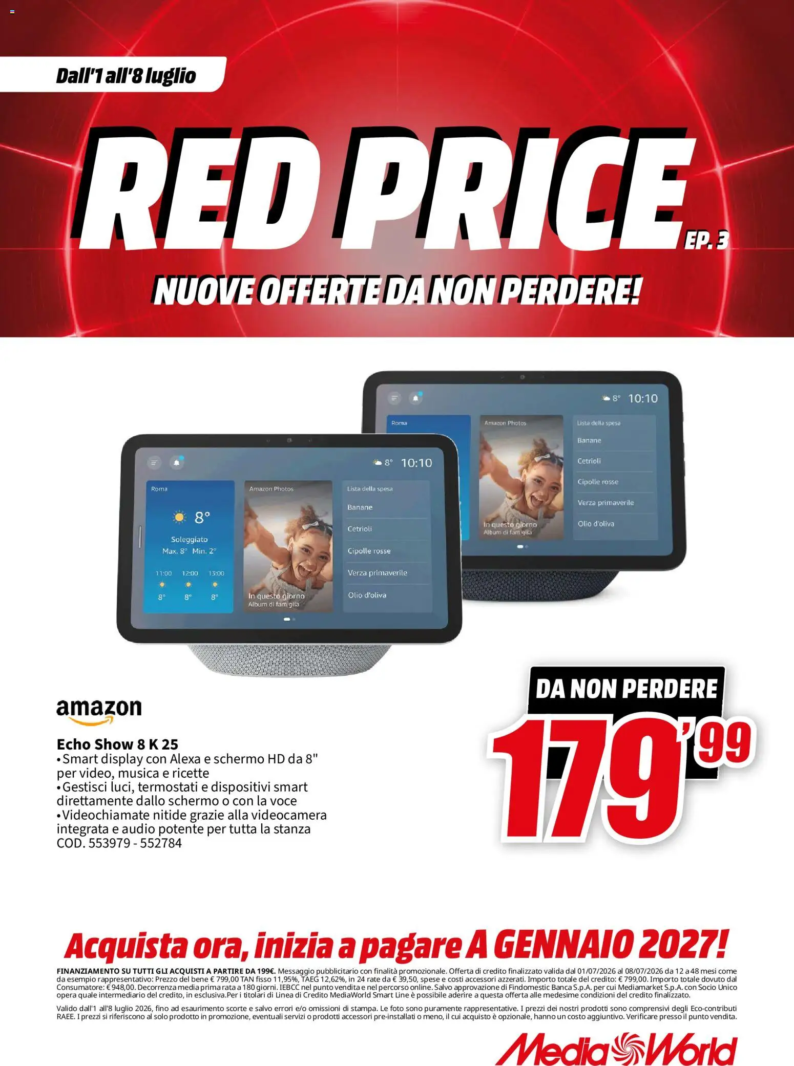 Volantino Media World del 01/07/2026 | Pagina: 37