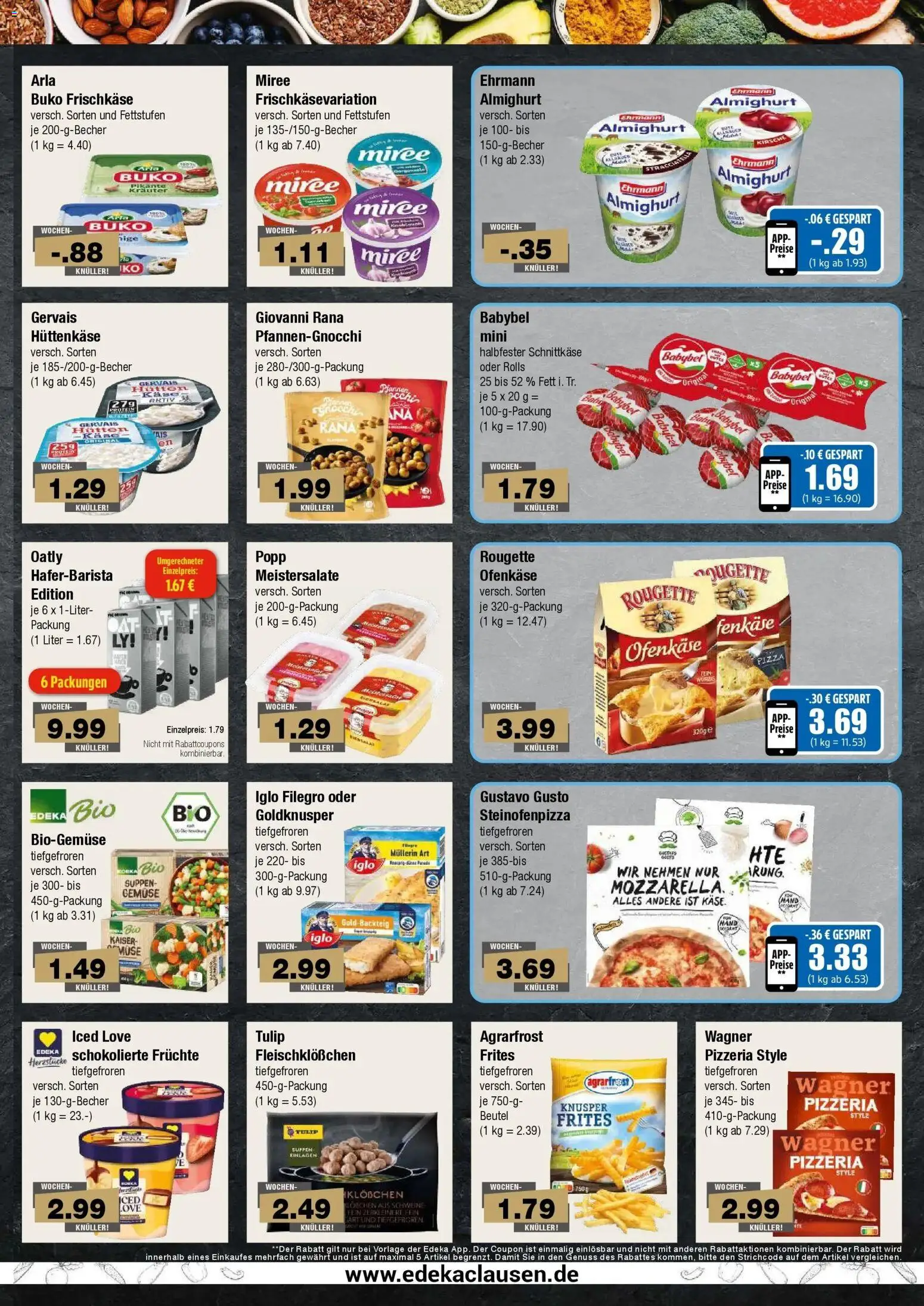 Edeka Prospekt Hamburg (ab 28.09.2026) » Angebote Online | Seite: 5 | Produkte: Gustavo gusto, Iglo, Hüttenkäse, Frischkase