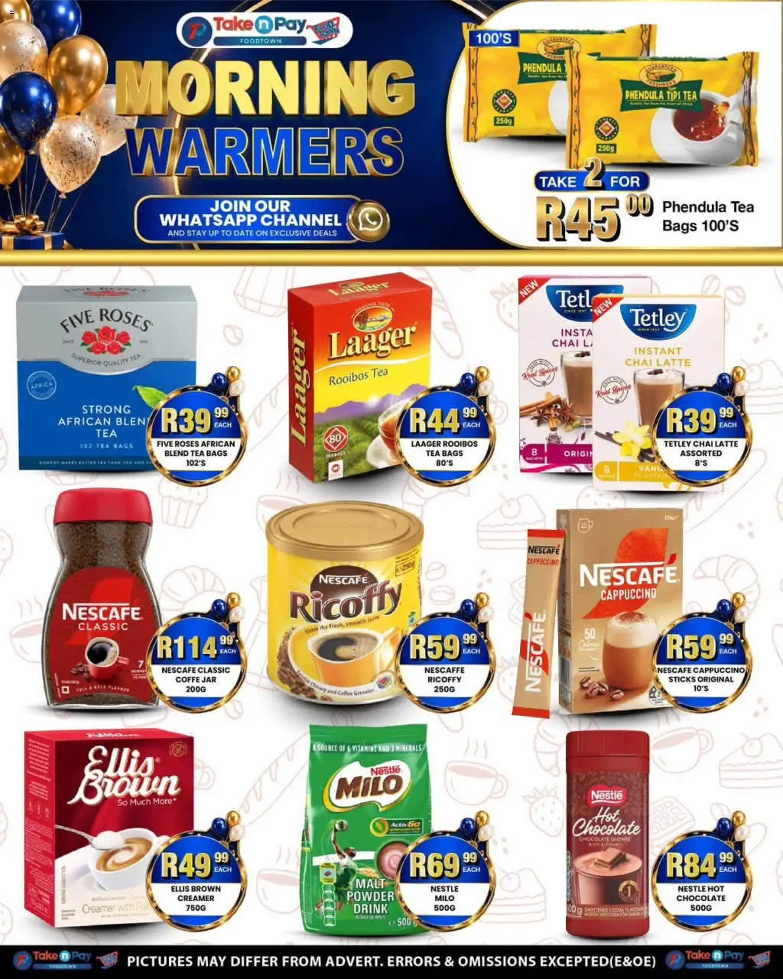 New Take n Pay catalogue – valid from 07/09/2026 | Page: 11 | Products: Creamer, Chocolate, Powder, Tea