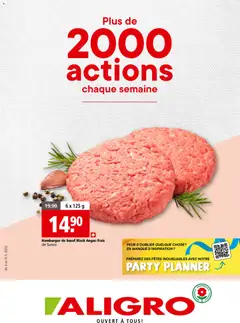 Aligro aktionen 2000 Chavannes, Matran, Genève, Sion ab 04.05.2026 gültig