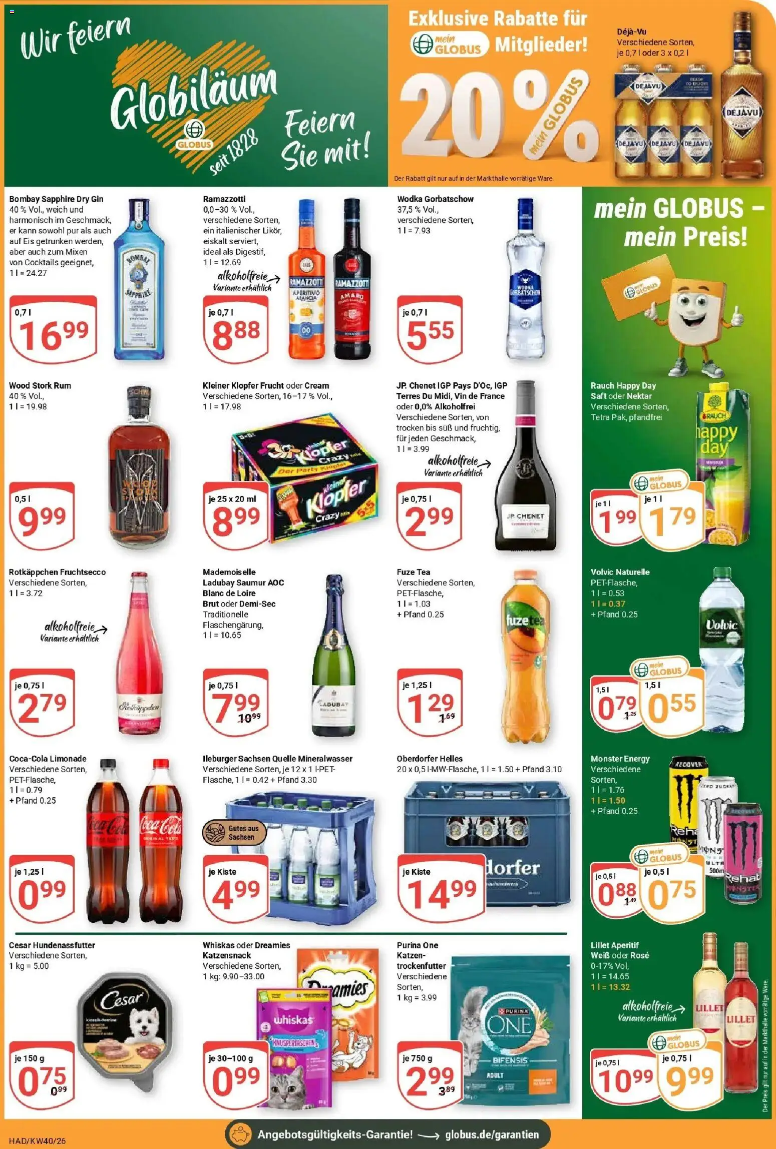 Globus Prospekt Halle (saale) (ab 28.09.2026) » Angebote online | Seite: 5 | Produkte: Fuze tea, Coca cola, Limonade, Rotkäppchen