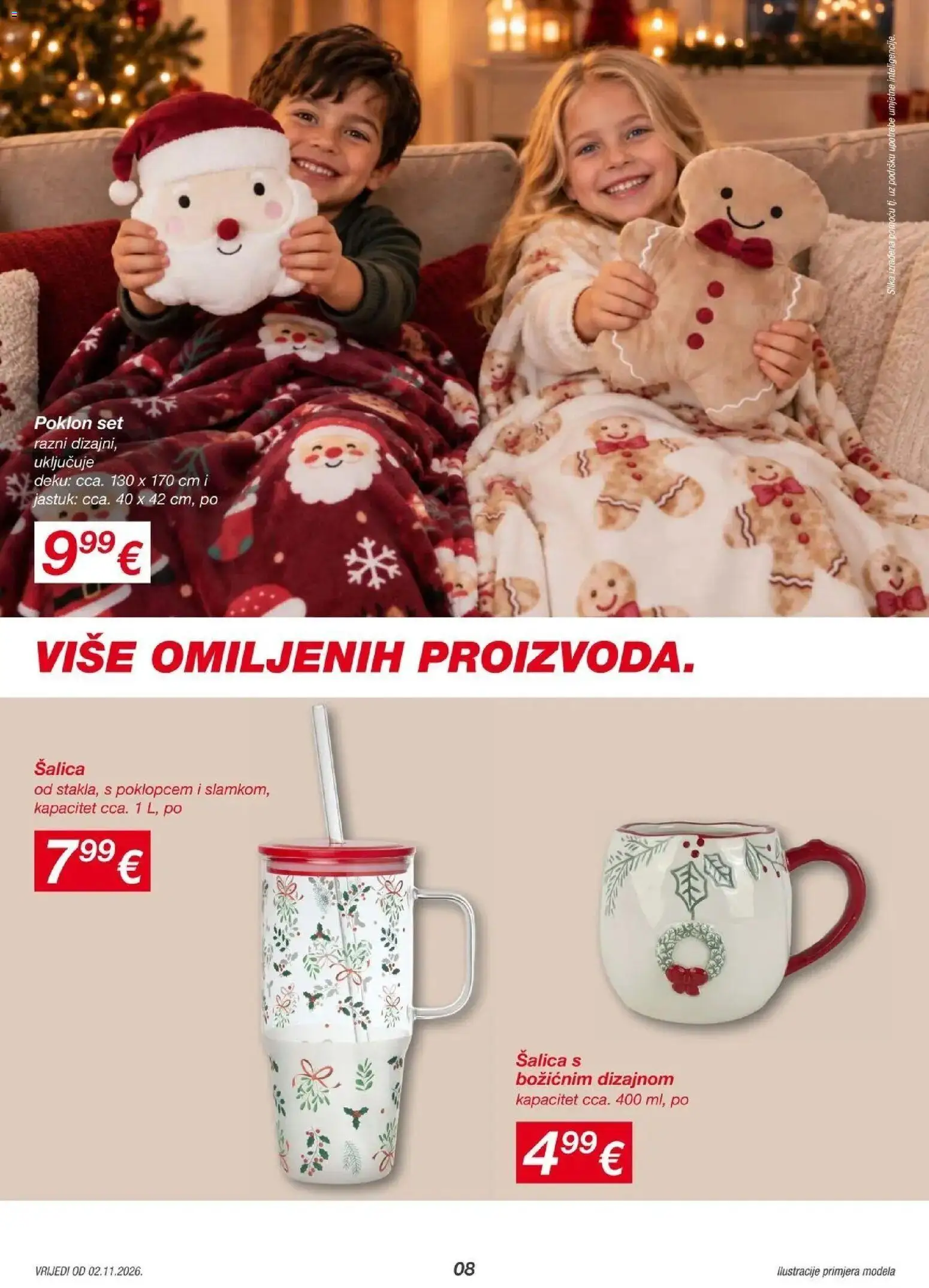 Kik Katalog novi od 02.11.2026 na listanje > letak digitalni | Stranica: 8 | Proizvodi: Jastuk, Šalica
