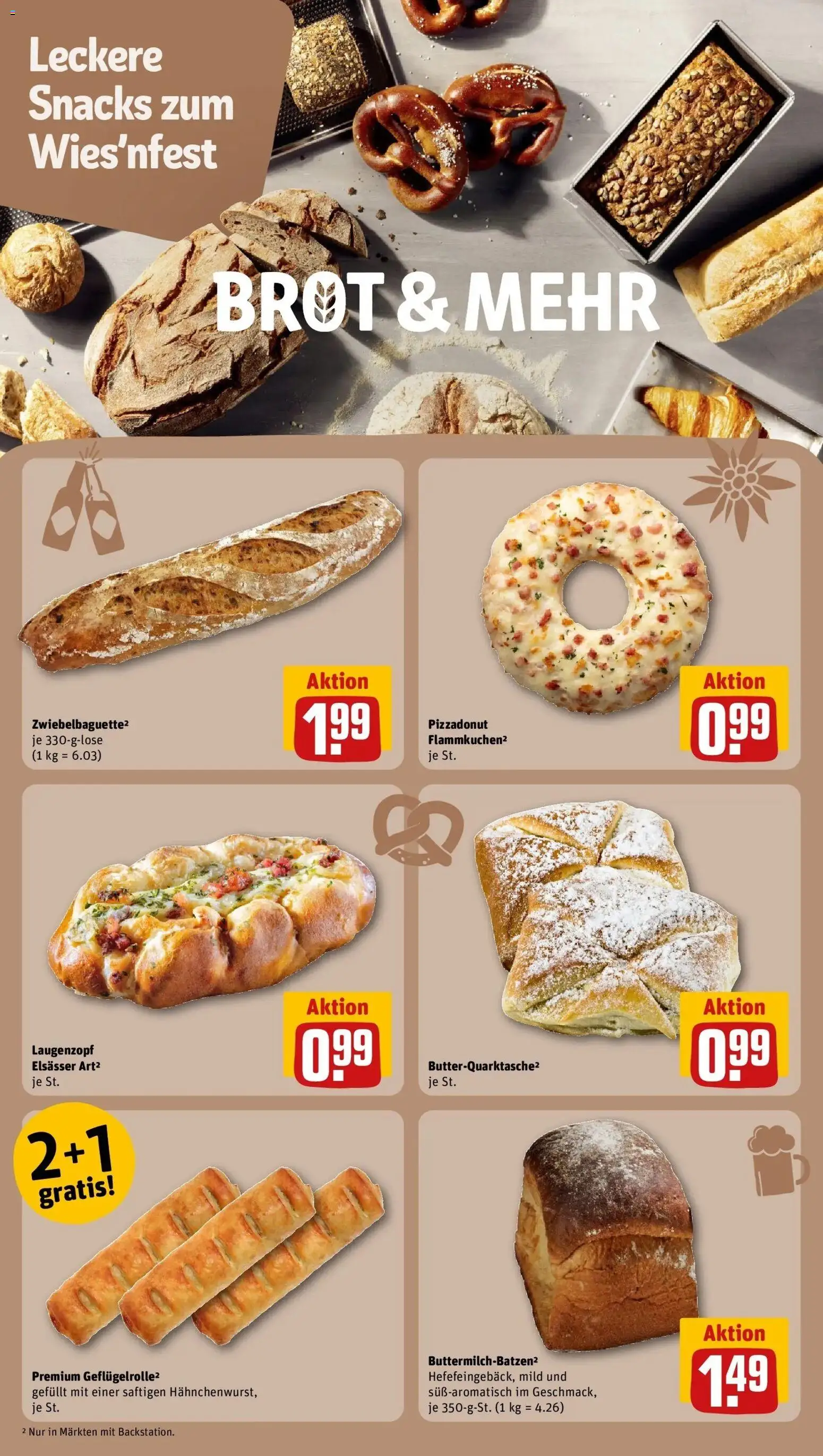 REWE Prospekt ab 21.09.2026 zum Blättern » Angebote | Seite: 20 | Produkte: Brot