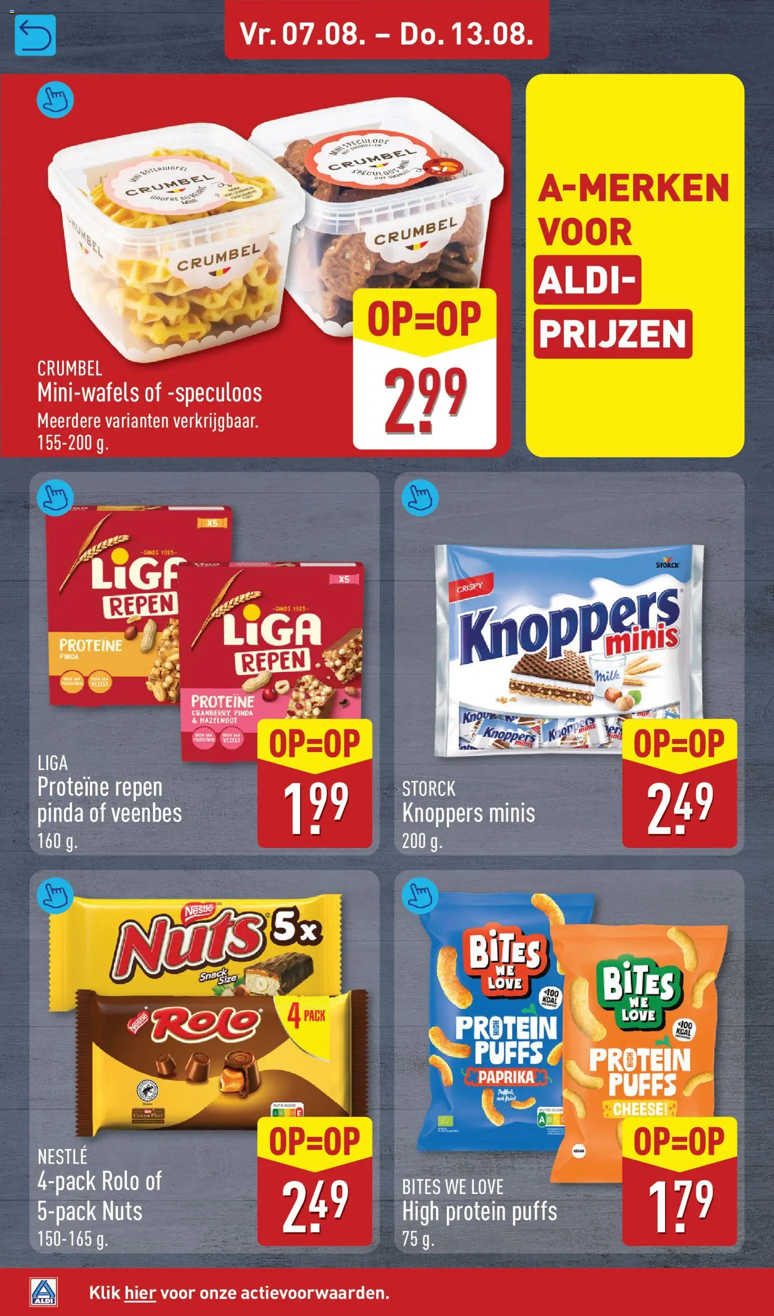 {H1} | Pagina: 8 | Producten: Snacks, Repen