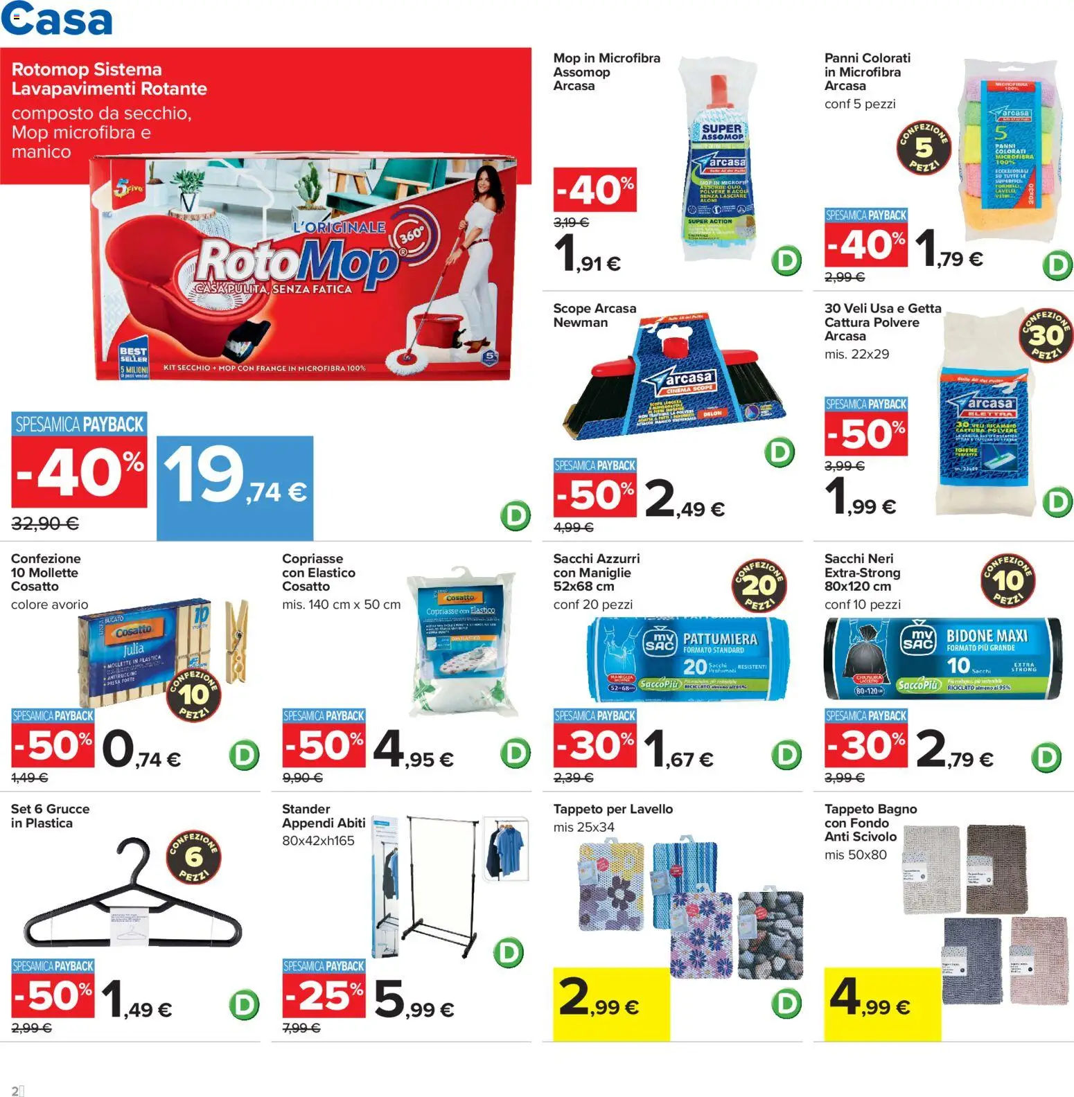 Volantino Carrefour del 16.06.2026 | Pagina: 28 | Prodotti: Lavello, Pattumiera, Bagno, Tappeto