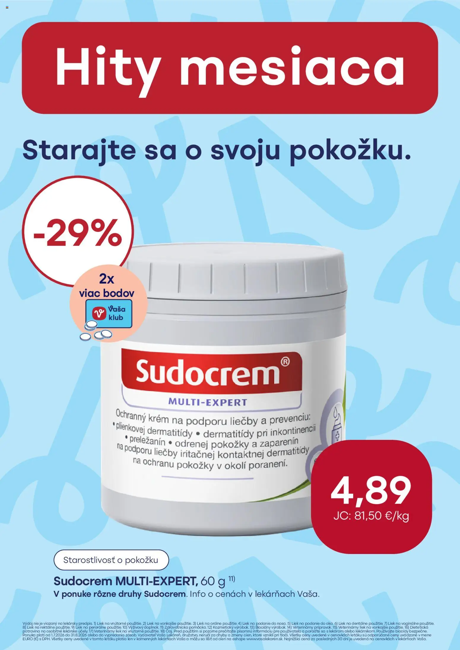Nové Vaša lekáreň akcie – leták je platný od 01.07.2026 | Strana: 17