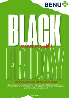 Náhled letáku Benu Black Friday avízo od 28.10.2026