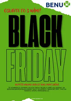Náhled letáku Benu Black Friday avízo od 28.10.2026