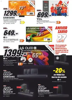 Vista previa Media Markt folleto válido desde el 24/07/2026 | Página: 17 | Productos: Barras de sonido, Καλαμάρι, Navegación