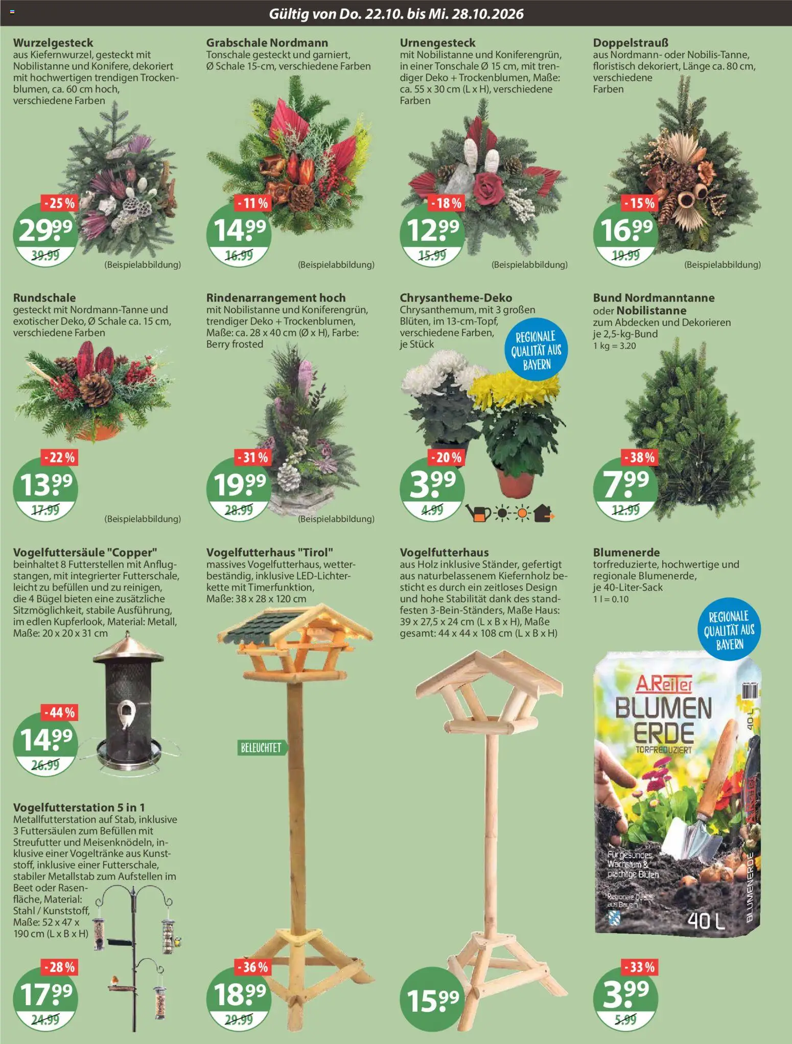 V-Markt Angebote – gültig ab 22.10.2026 | Seite: 20 | Produkte: Blumen, Blumenerde
