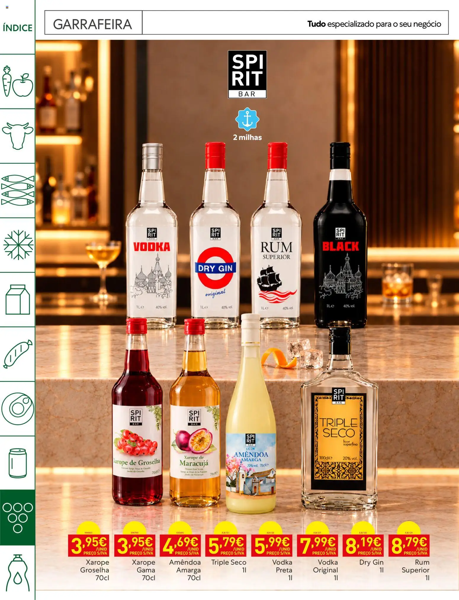 Recheio Horeca Madeira │ válido de 29/09/2026 | Página: 24 | Produtos: Gin, Xarope, Vodka