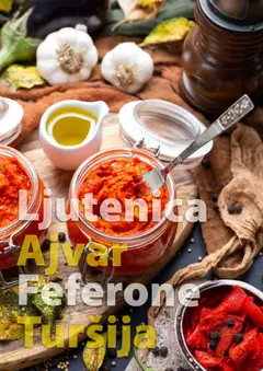 Ljutenica Ajvar Referone Tursija, A spread made from roasted peppers and eggplant, often seasoned with garlic and spices. - pregled Aman kataloga - važi od 20.09.2026 | Strana: 3 | Proizvode: Ajvar, Turšija, Ljutenica