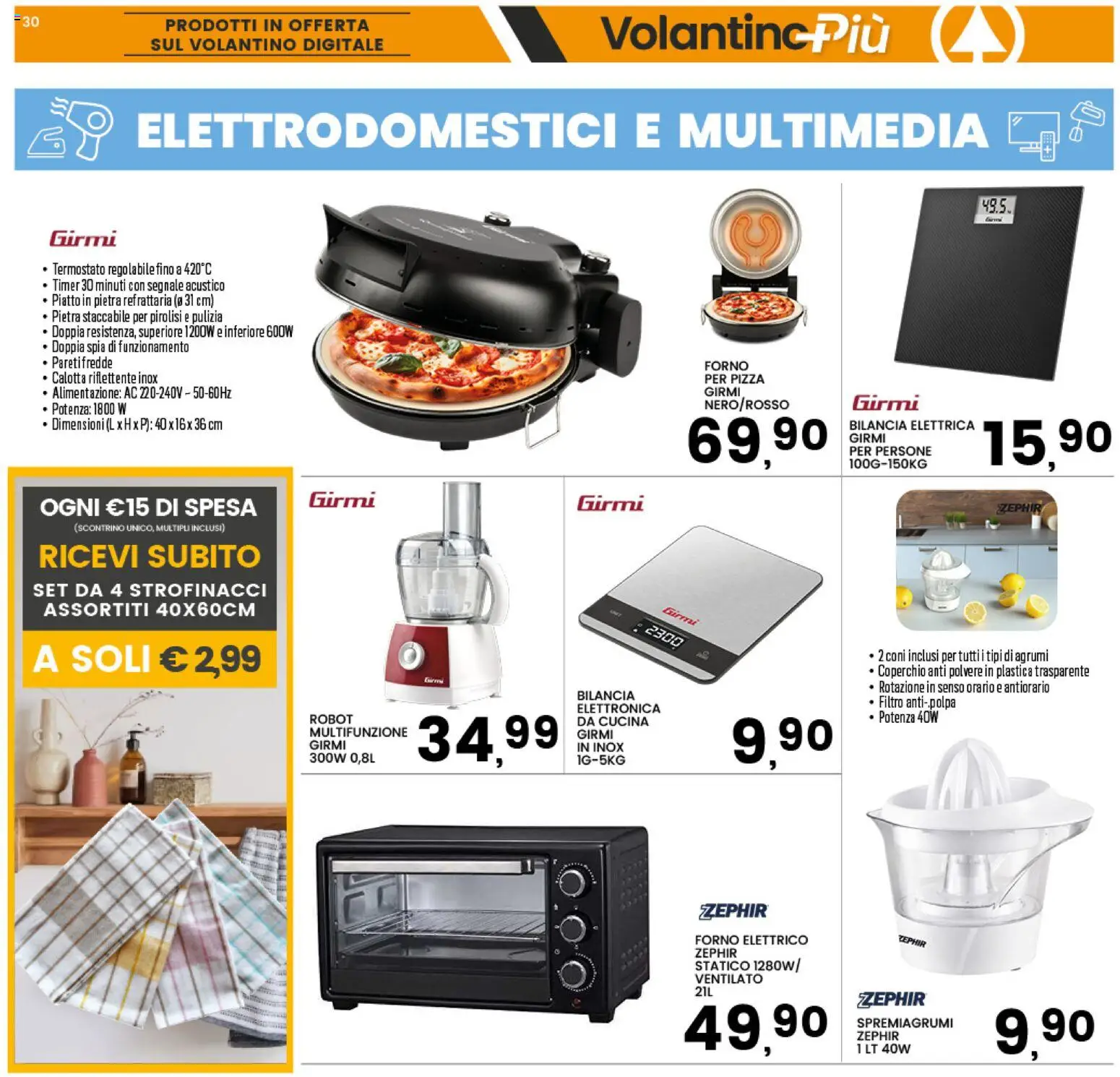 Volantino Interspar del 27.05.2026 | Pagina: 30 | Prodotti: Agrumi, Forno, Bilancia, Robot