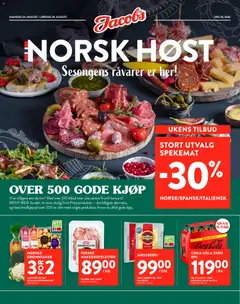 Forhåndsvisning av Jacobs kundeavis gyldig fra 24/08/2026