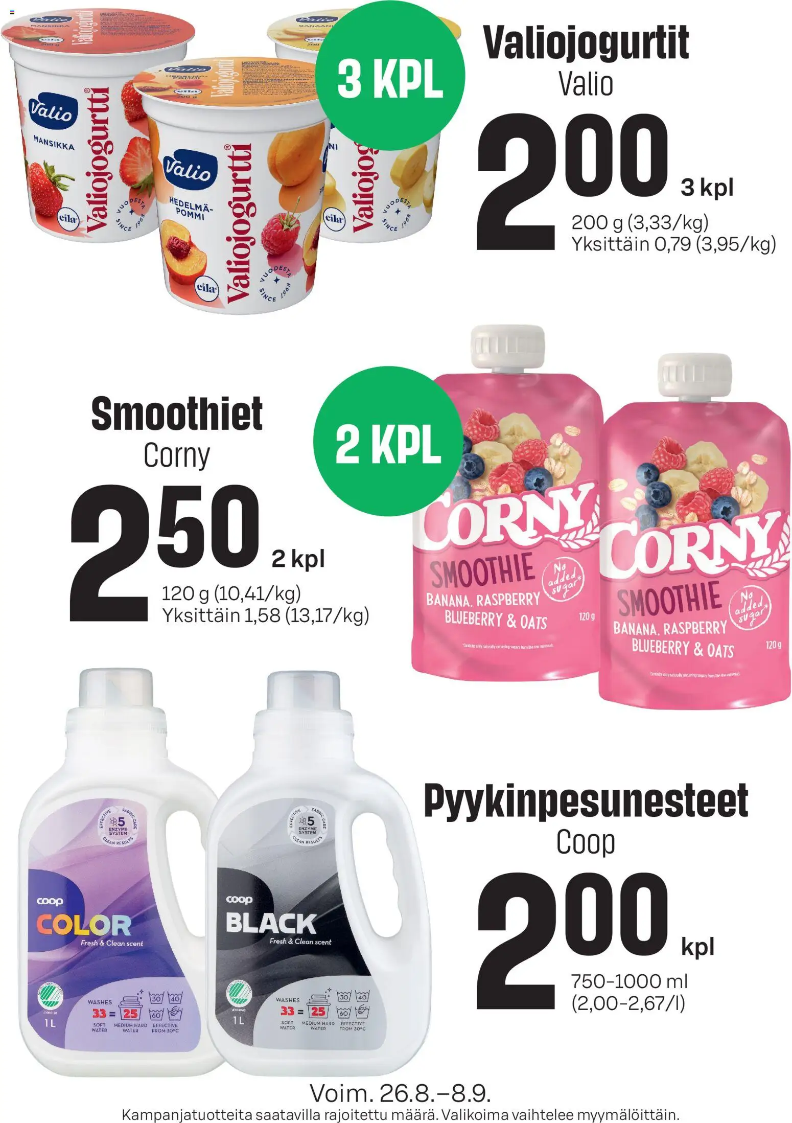 Prisma tarjoukset – voimassa 26/08/2026 alkaen | Sivu: 1