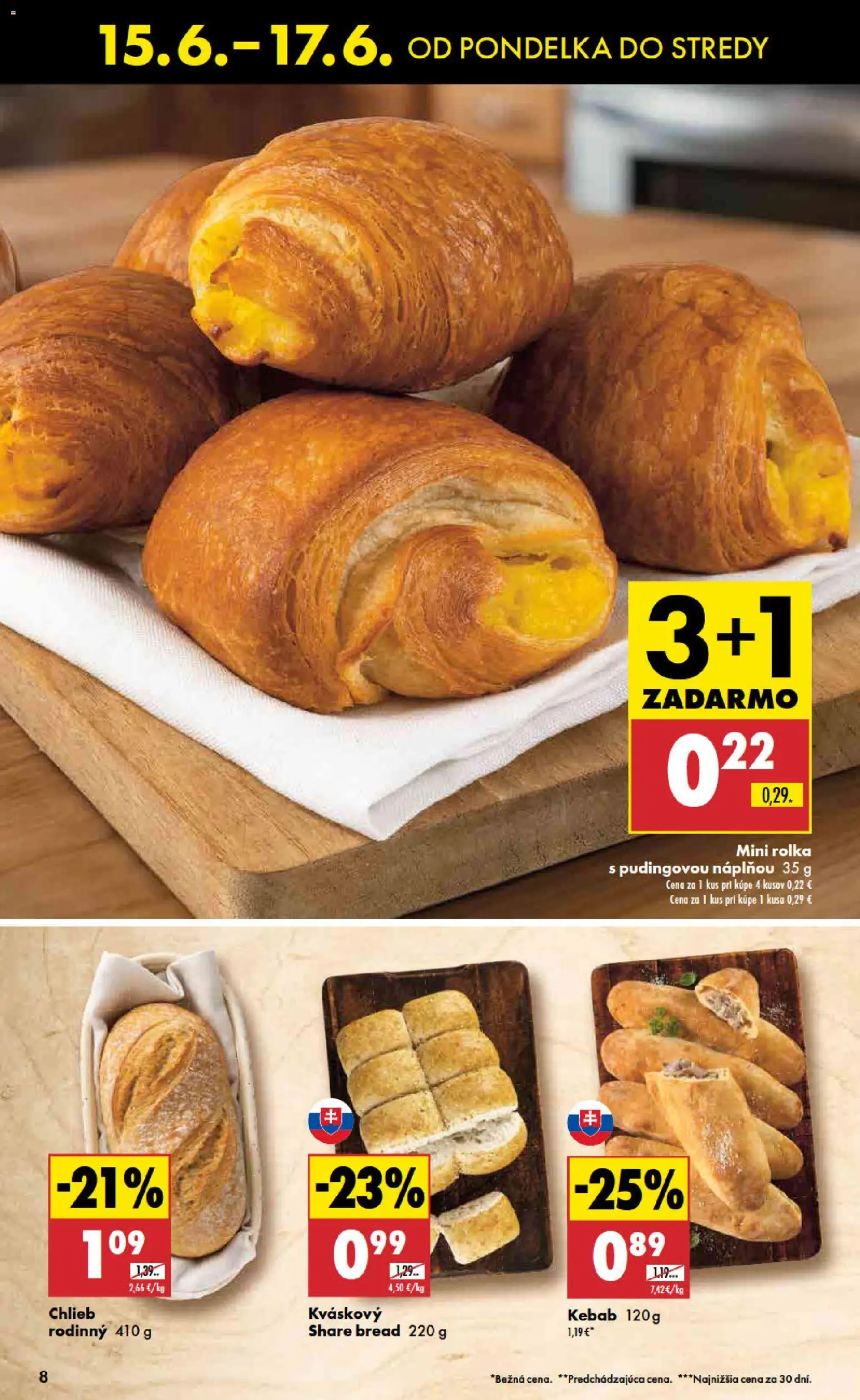 Nové Biedronka akcie – leták je platný od 15.06.2026 | Strana: 8 | Produkty: Chlieb