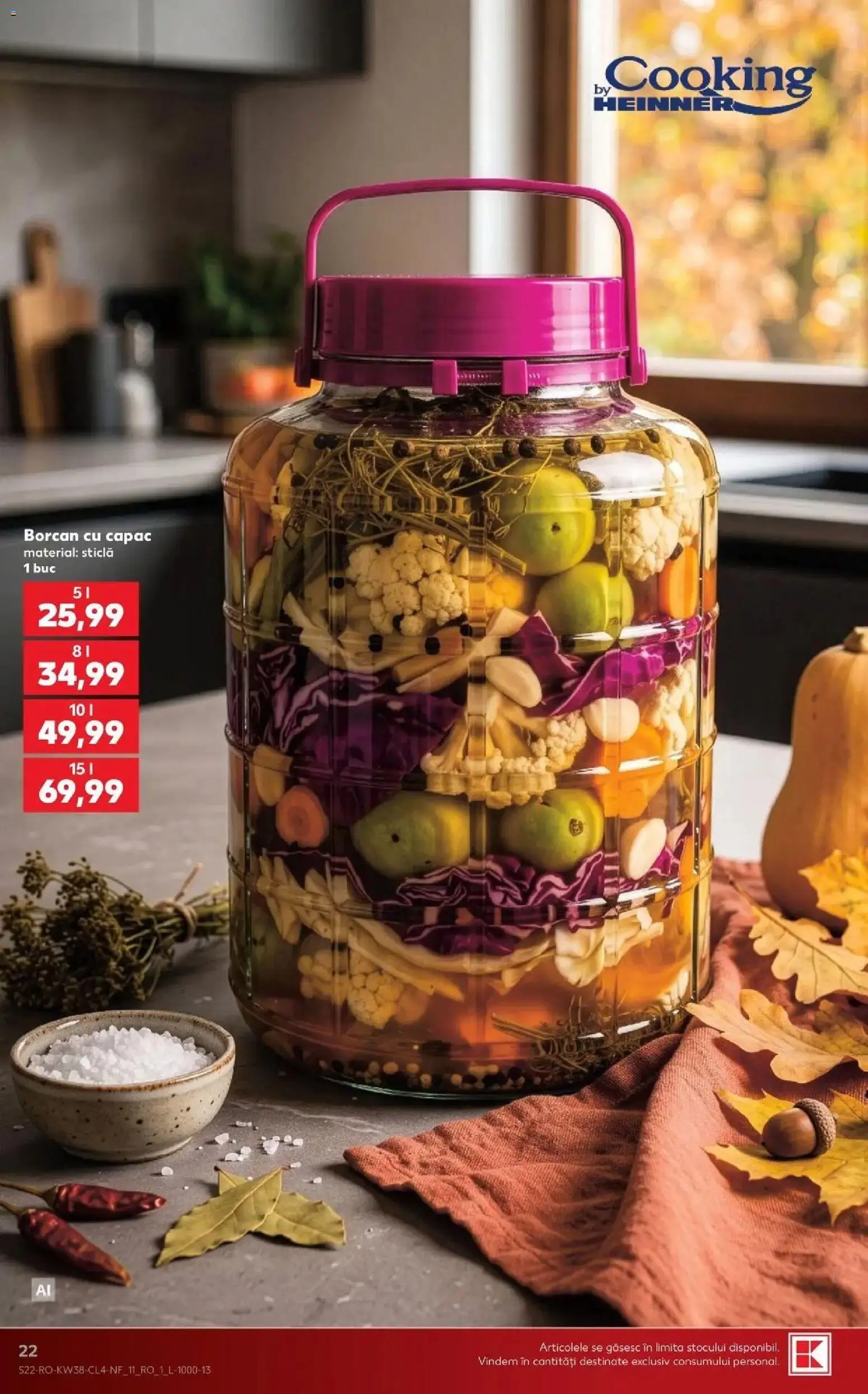 Kaufland Codlea 16.09.2026 - Revista si Oferta | Pagină: 22 | Produse: Borcan