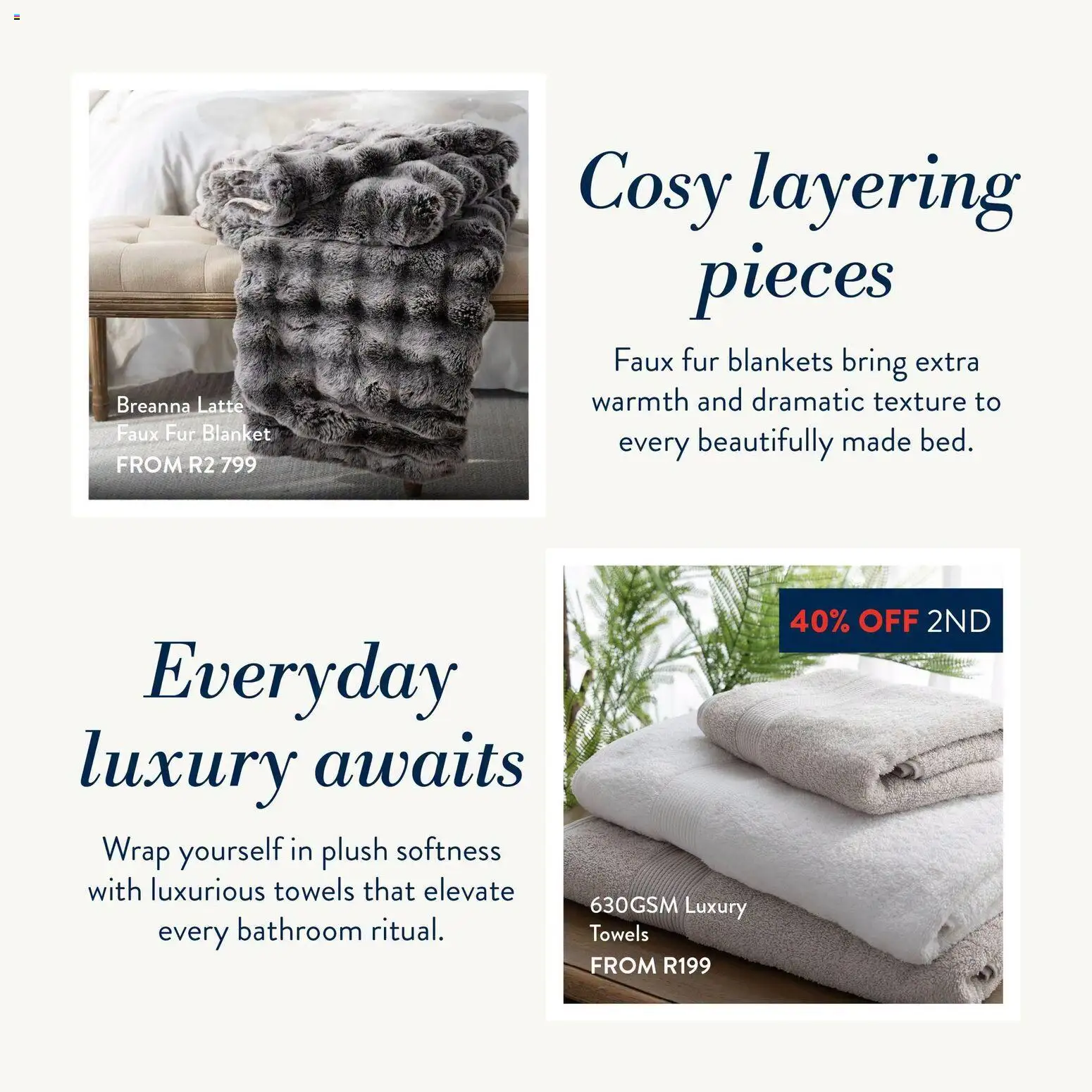 New Volpes catalogue – valid from 13/07/2026 | Page: 4 | Products: Blankets, Blanket