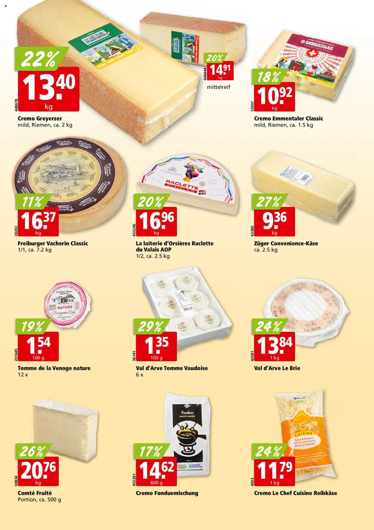 Aligro aktionen Chavannes, Matran, Genf, Sitten – gültig ab 24.08.2026 | Seite: 16 | Produkte: Raclette