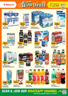 Preview of Westzone Supermarket catalogue wow deals valid from 26 Jun, 2026 | Page: 4 | Products: Banány, Fotoaparát, Jablka, Котлон