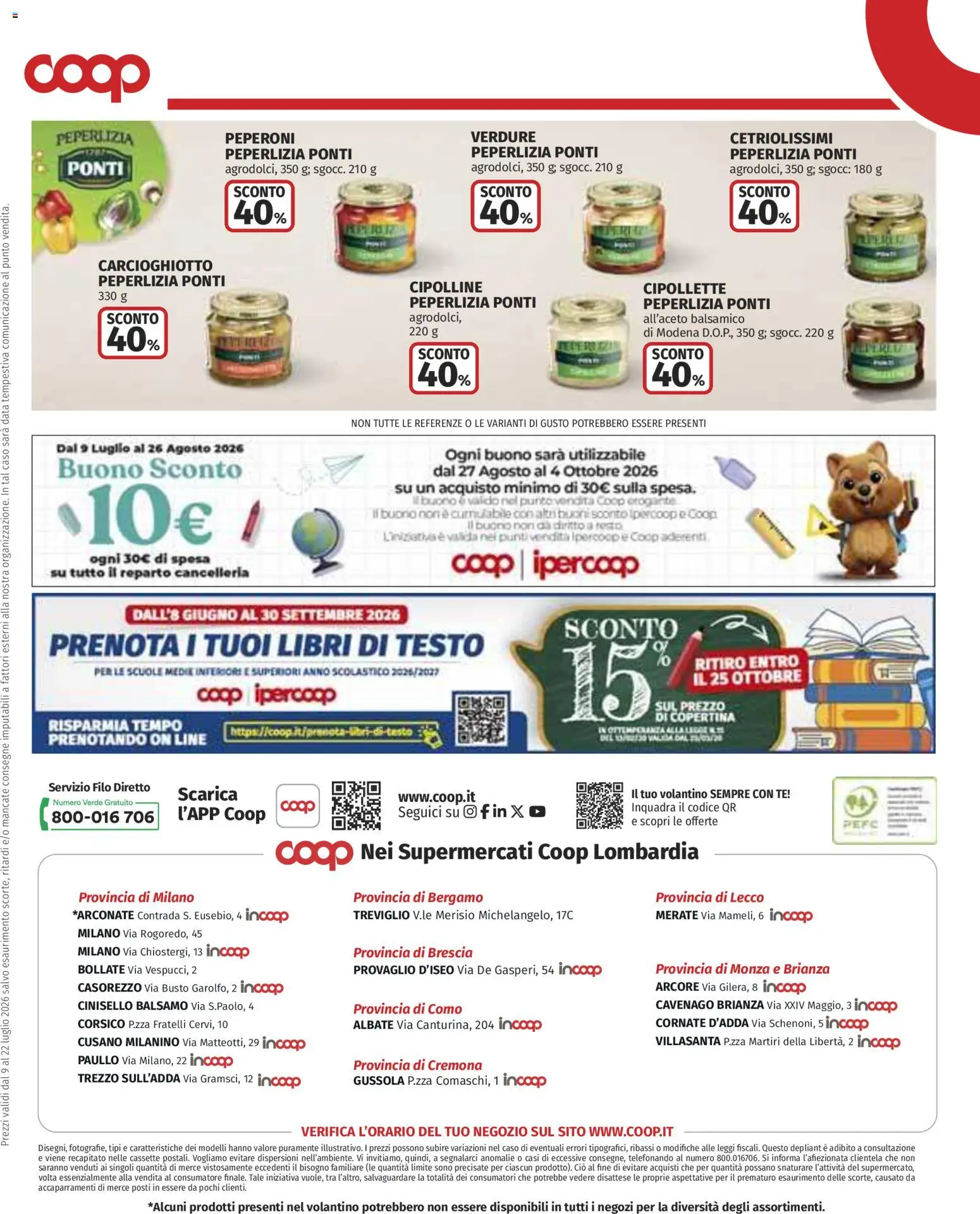 Volantino COOP del 09/07/2026 | Pagina: 11 | Prodotti: Balsamo, Peperoni, Verdure, Data