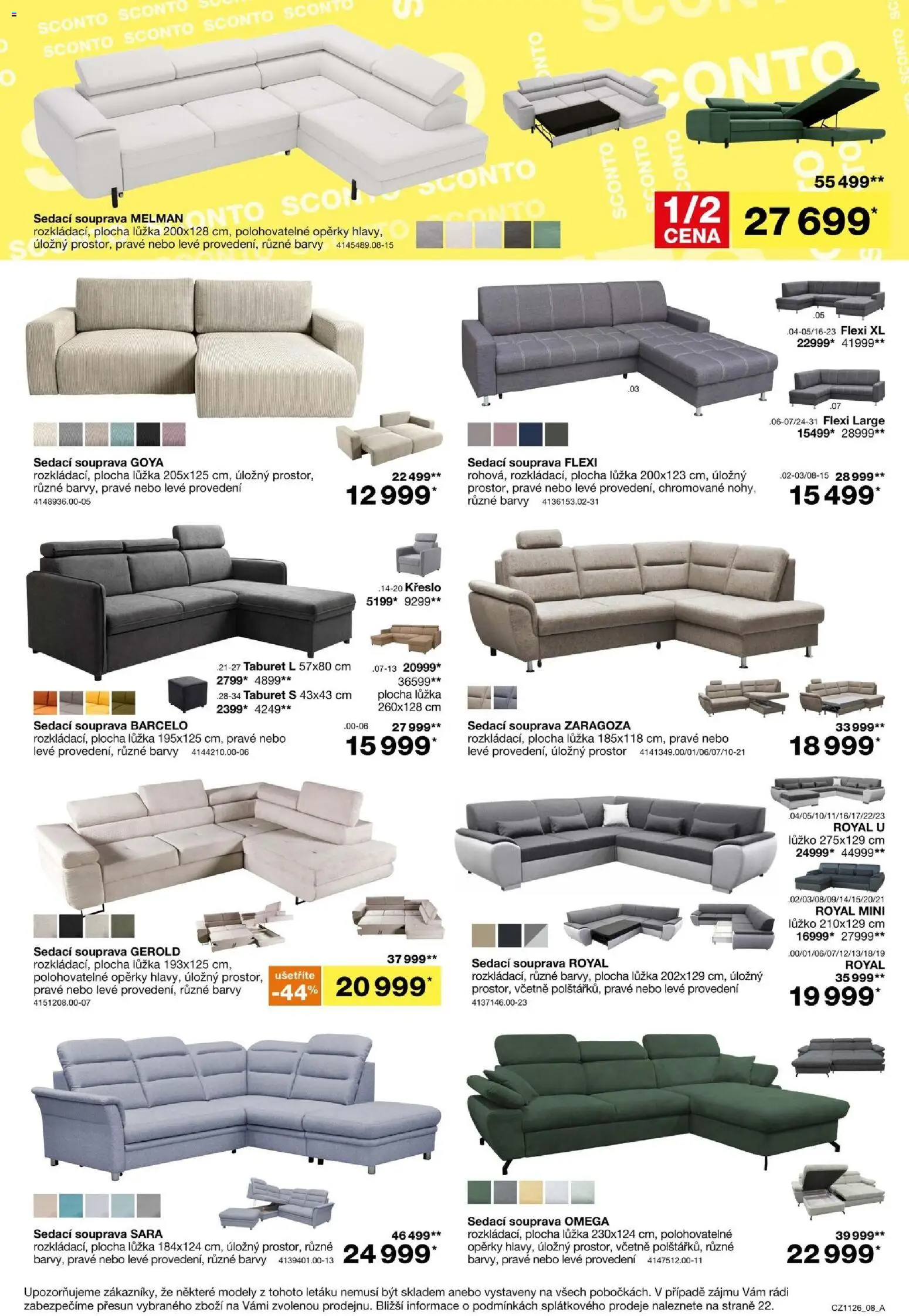 Sconto nábytek leták od 26.08.2026 | Strana: 8
