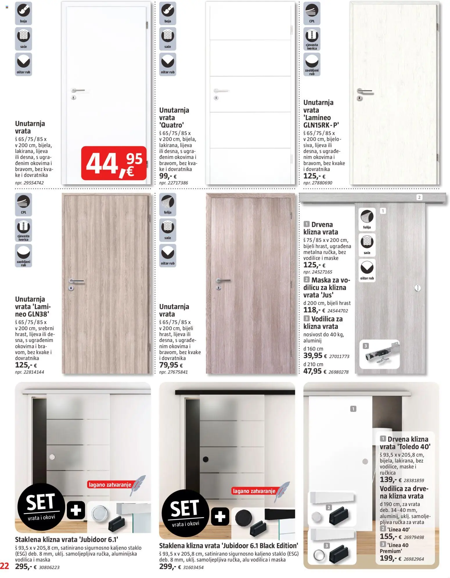 Bauhaus katalog | vrijedi od 20.05.2026 | Stranica: 22 | Proizvodi: Maska, Vrata