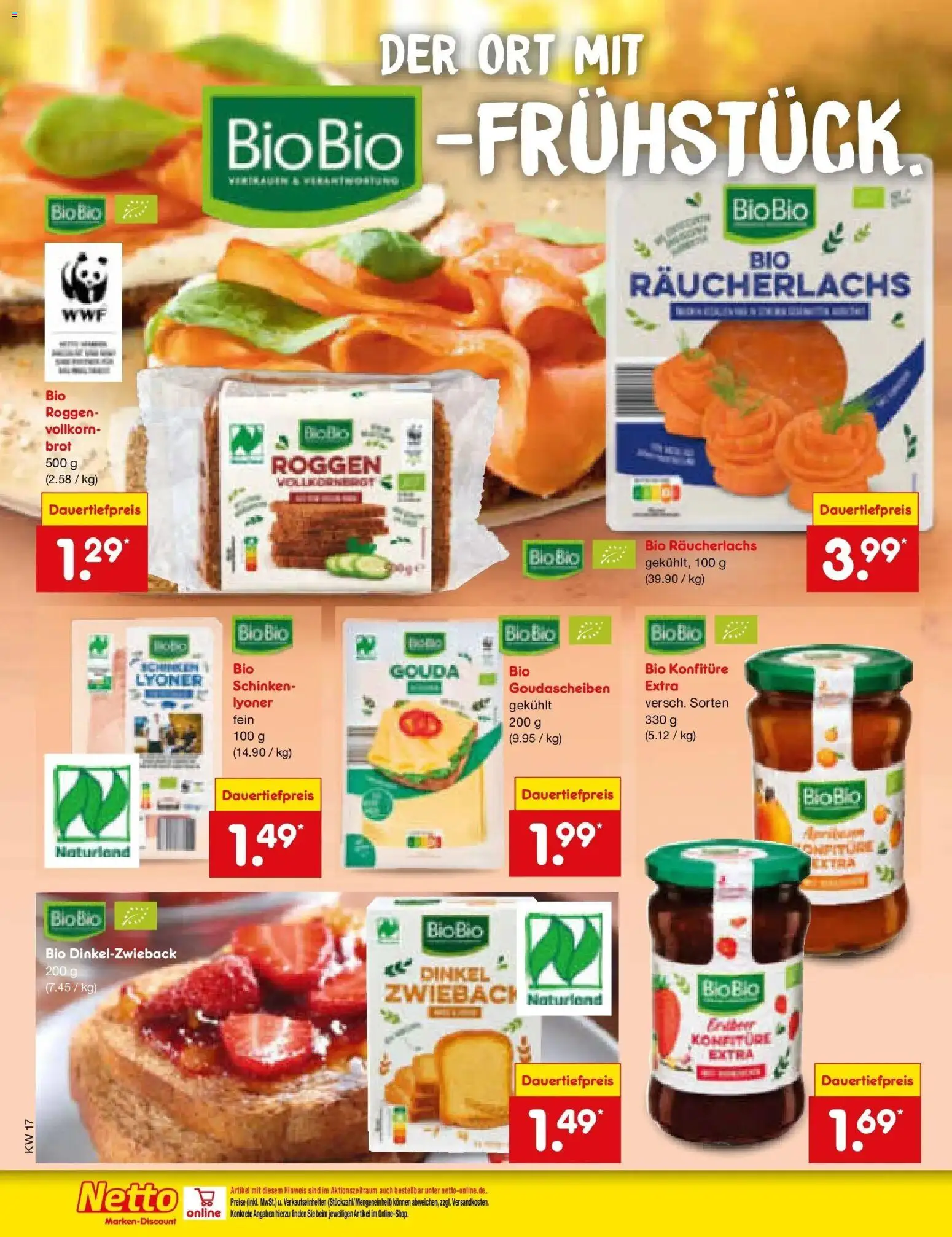 Netto Marken-Discount Prospekt Delitzsch	 – gültig ab 20.04.2026 | Seite: 24 | Produkte: Gouda, Räucherlachs, Brot, Schinken