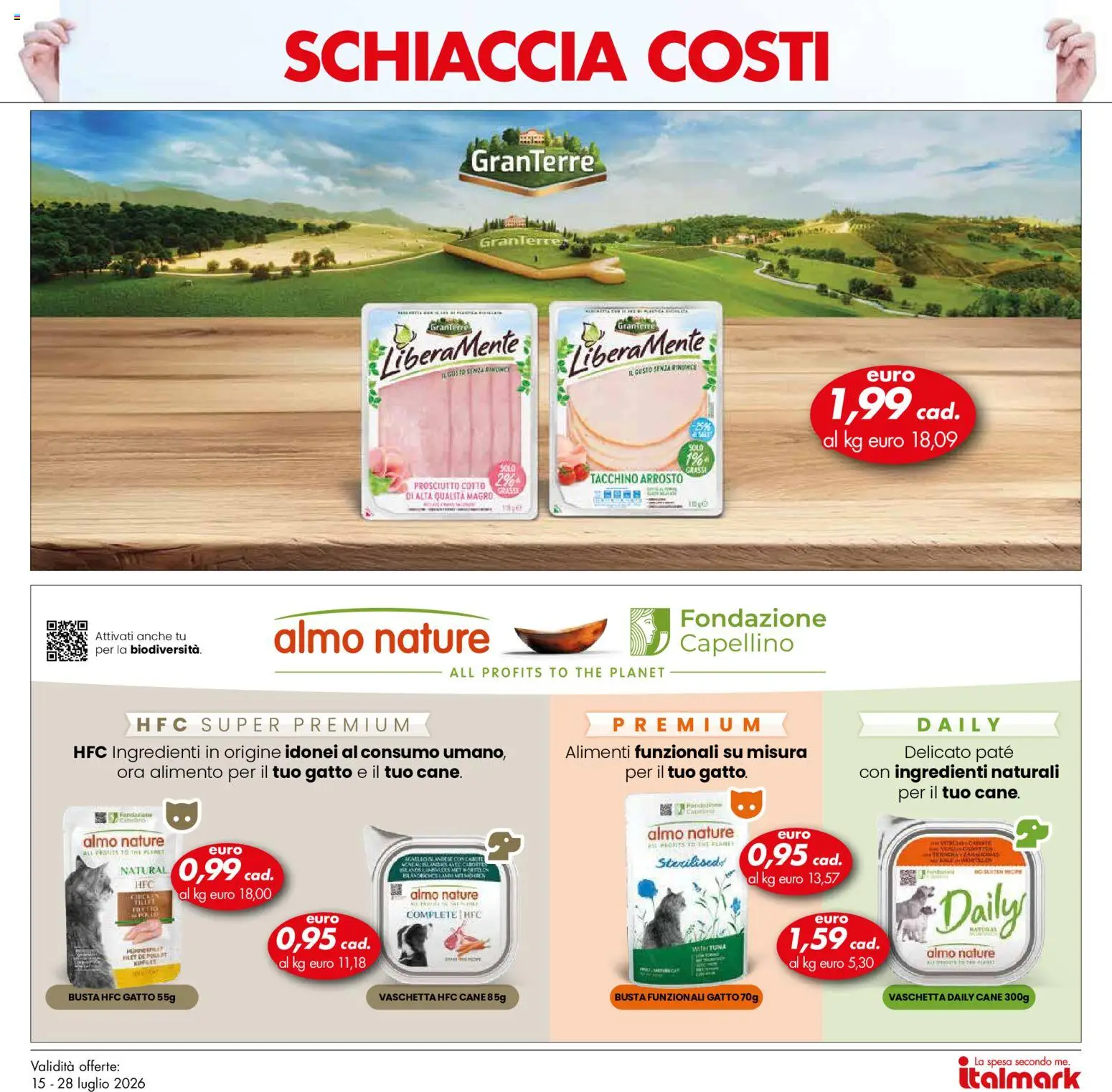Volantino Italmark del 15/07/2026 | Pagina: 37 | Prodotti: Paté, Prosciutto Cotto, Tacchino, The