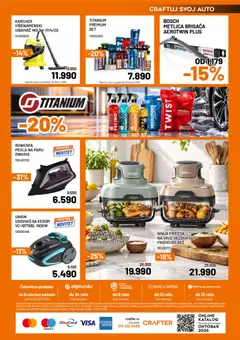 Crafter katalog - pregled Crafter kataloga - važi od 01.10.2026 | Strana: 12 | Proizvode: Usisivač, Bosch, Friteza, Pegla na paru