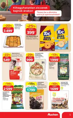 Auchan Kihagyhatatlan ziccerek bajnok árakon - amely érvényes a következő dátumtól: 2026.07.09. | Oldal: 5
