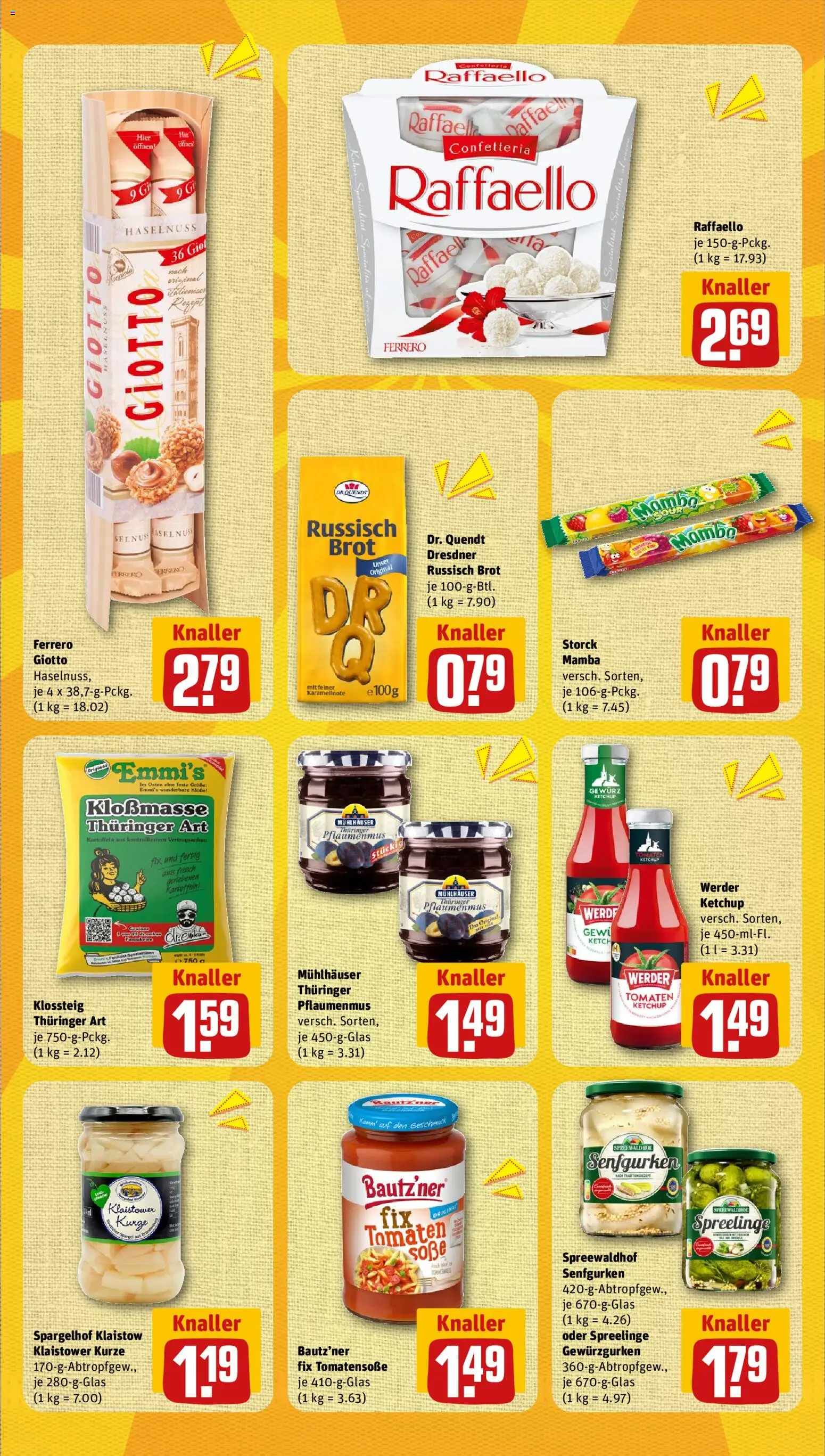 Nahkauf Prospekt – gültig ab 01.06.2026 | Seite: 10 | Produkte: Raffaello, Tomaten, Soße, Ketchup