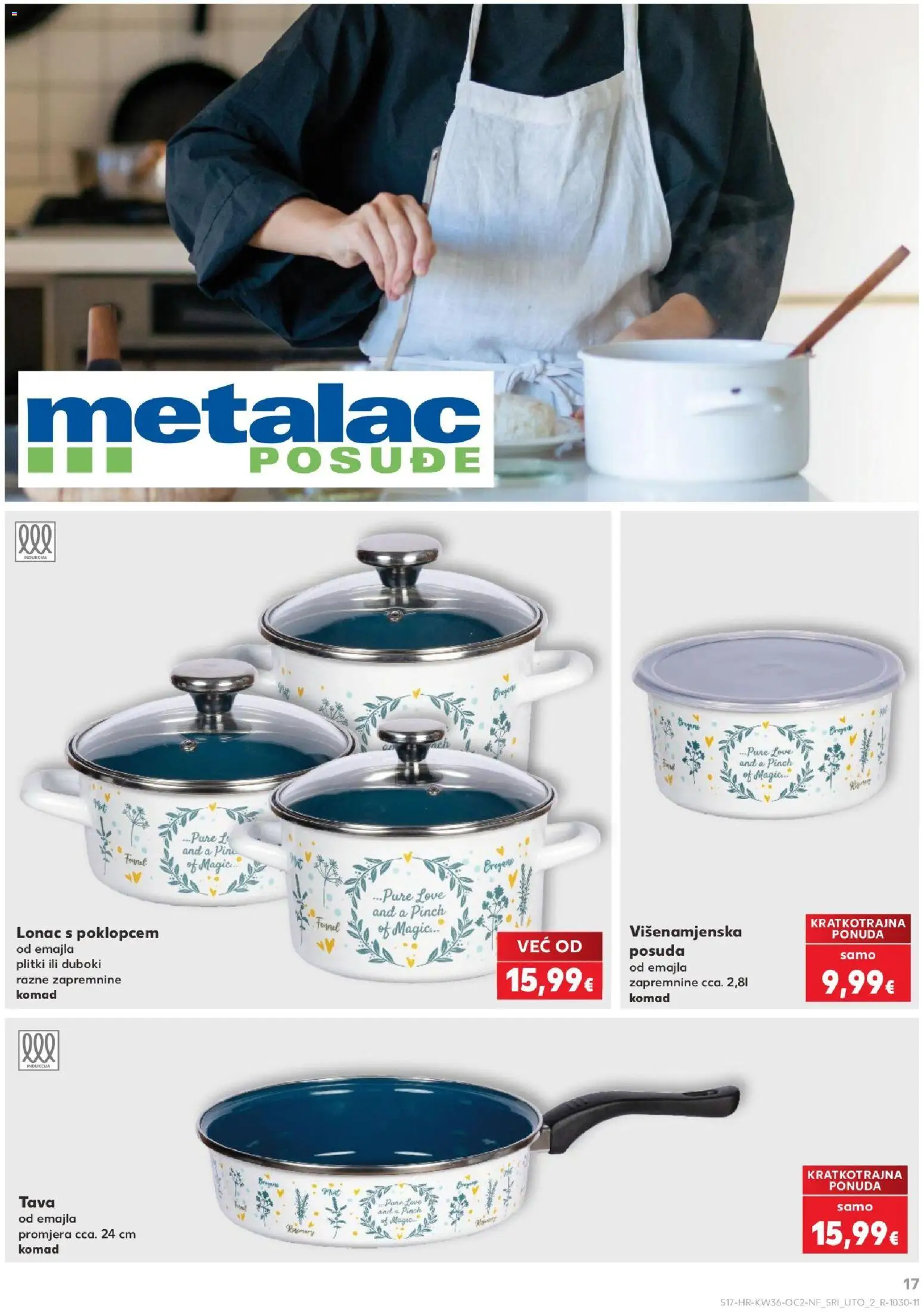 Kaufland katalog | vrijedi od 02.09.2026 | Stranica: 17 | Proizvodi: Pan, Tava, Posuđe, Lonac
