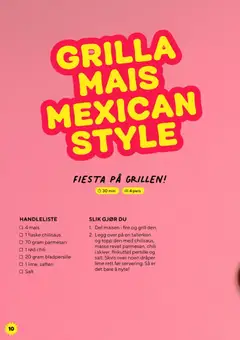 Forhåndsvisning av Grillfest hos Bunnpris gyldig fra 25.04.2026 | Side: 10