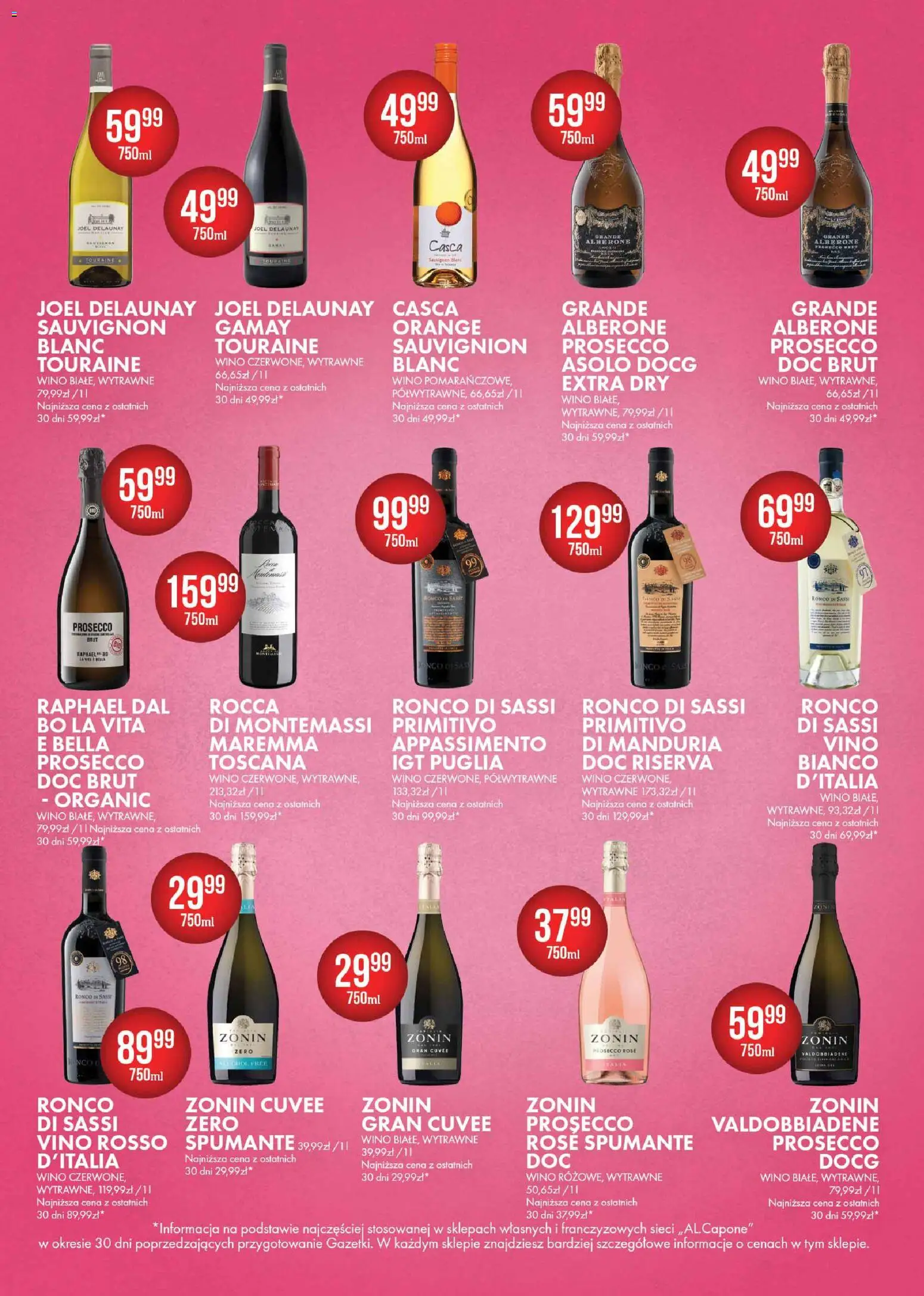 Al.Capone gazetka od 08.06.2026 | Strona: 19 | Produkty: Wino, Prosecco