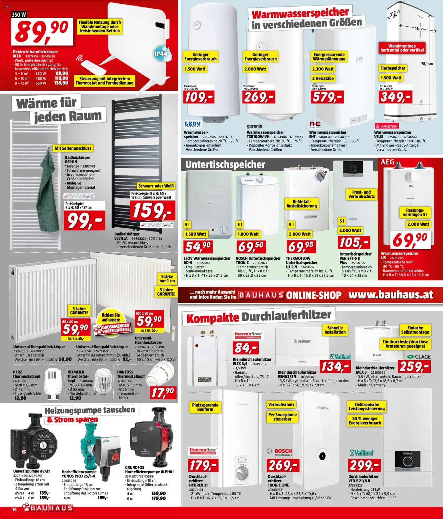 Bauhaus Prospekt aktuell gültig ab 19.08.2026 | Seite: 14