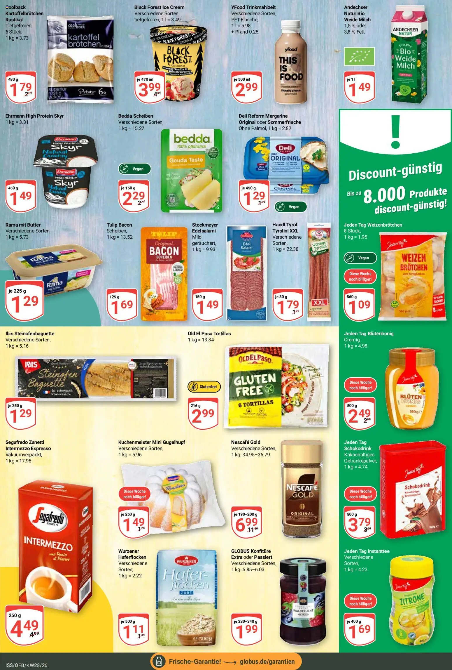 Globus Prospekt – gültig ab 06.07.2026 | Seite: 16 | Produkte: Baguette, Zitrone, Salami, Segafredo