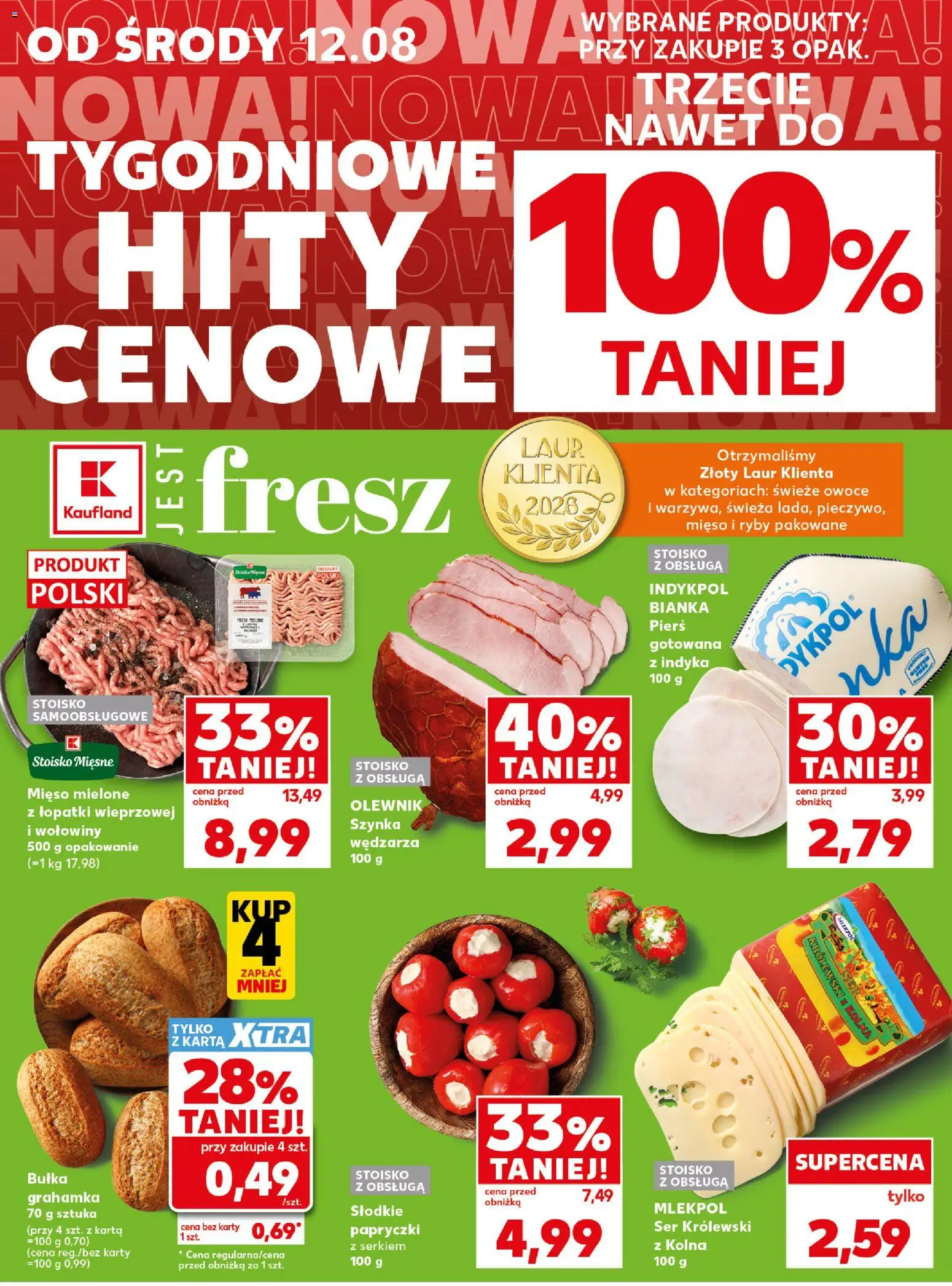 Kaufland Polsko leták - Mocny start od 17.08.2026 | Strana: 10 | Produkty: Ryby, Karty