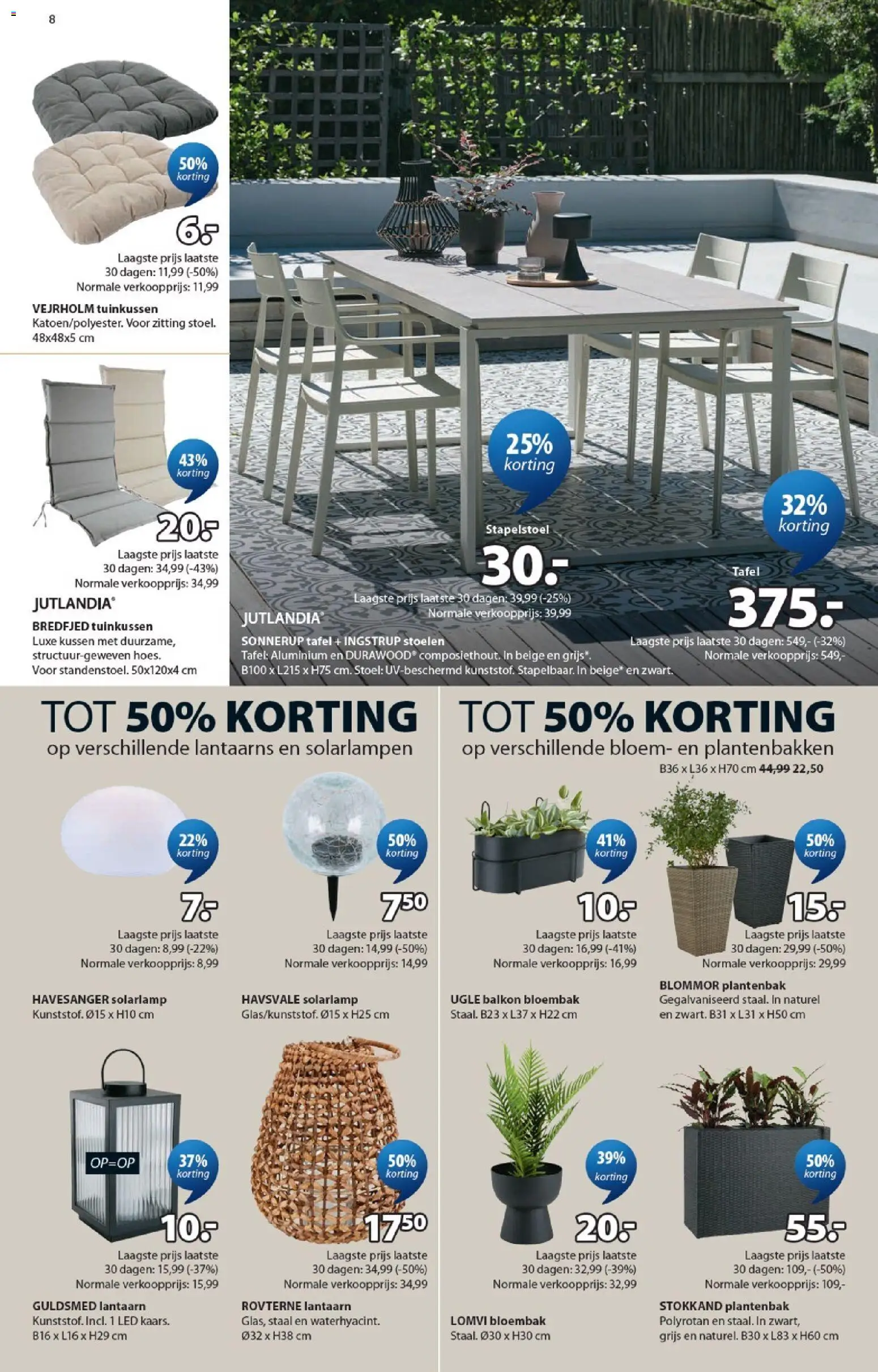 {H1} | Pagina: 8 | Producten: Kussen, Tafel, Stoel, Zitting