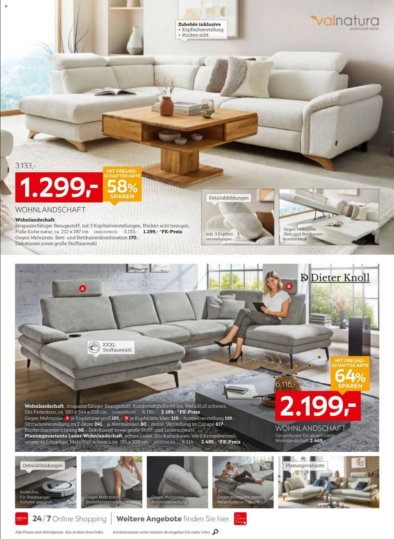 XXXLutz Jubiläum – gültig ab 11.07.2026 | Seite: 6 | Produkte: Wohnlandschaft, Staubsauger, Roboter, Bett