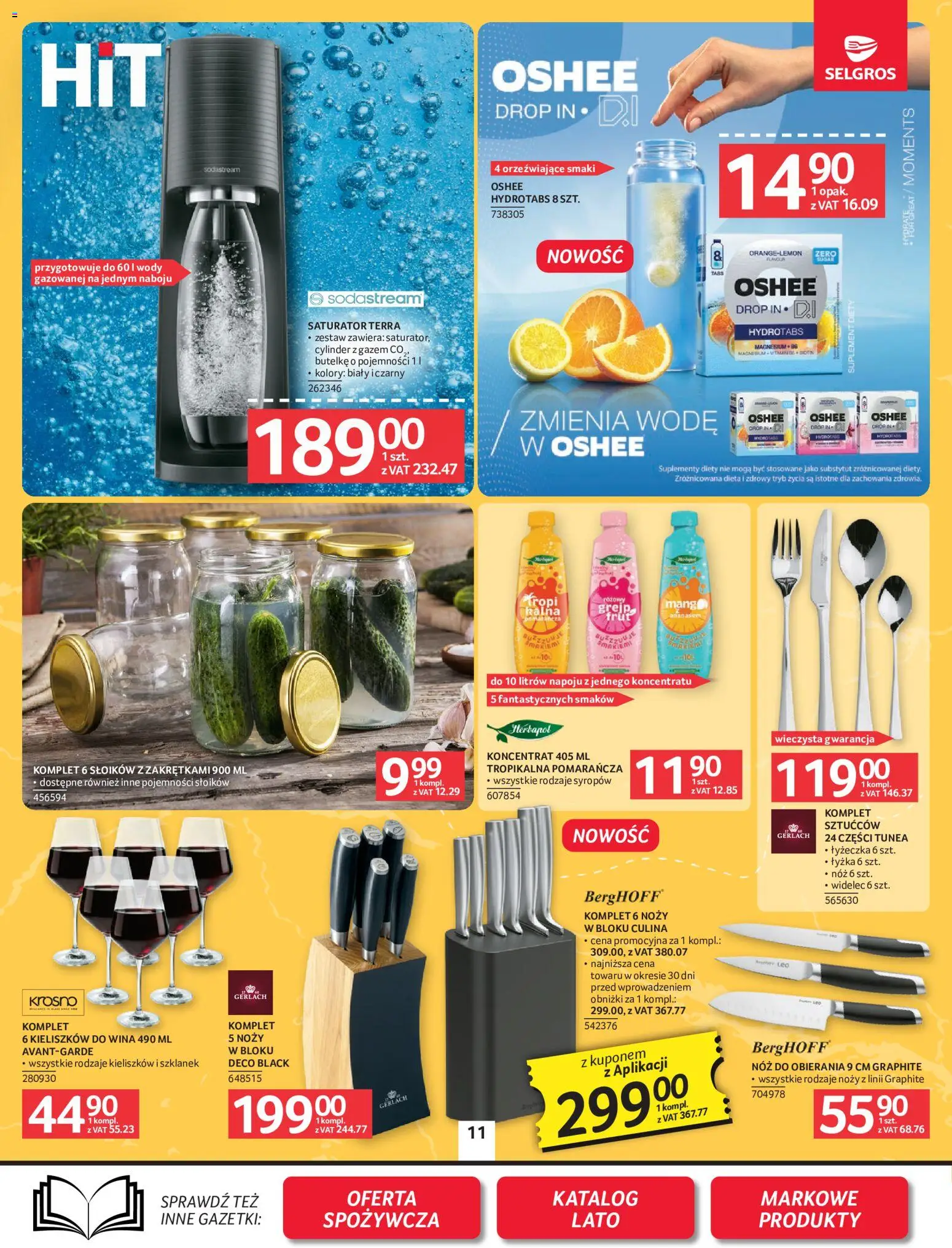 Selgros cash&carry gazetka - Oferta przemysłowa od 16.07.2026 | Strona: 13 | Produkty: Sodastream